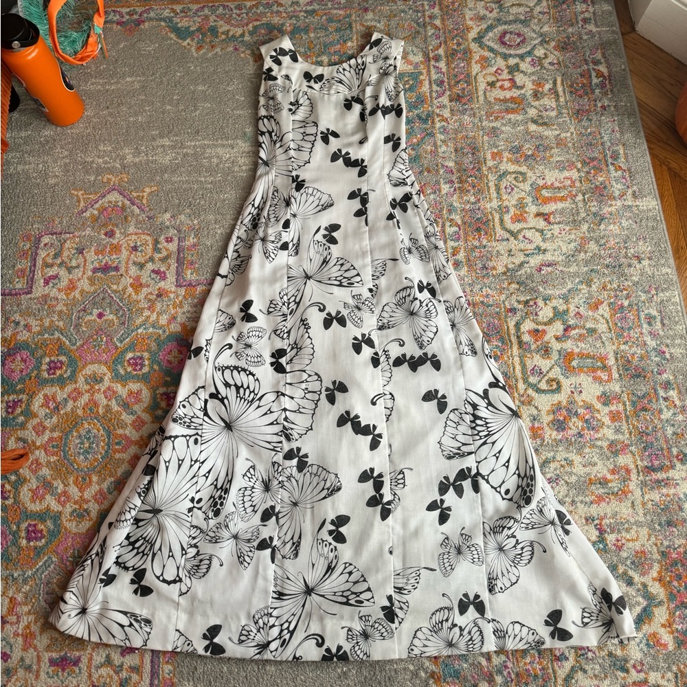 BEAUTIFULLLL butterfly dress, black & white.